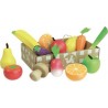 Vilac Jour de marché : Set de fruits et légumes en bois