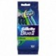 Gillette Blue II Plus Slalom Rasoirs Jetables pour Homme par 10 Rasoirs (lot de 3 soit 30 rasoirs)