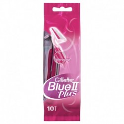 Gillette Blue II Plus Ultragrip Rasoirs Jetables pour Femme par 10 (lot de 3 soit 30 rasoirs)