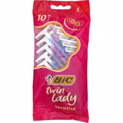 Bic Twin Lady Sensitive par 10 Rasoirs Jetables pour Femme (lot de 3 soit 30 rasoirs)