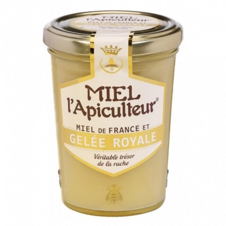 Miel l’Apiculteur Miel de France et Gelée Royale 250g (lot de 3)