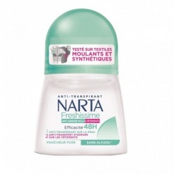 Narta Roll-on Anti-Transpirant Freshissime Efficacité 48h 50ml (lot de 4)