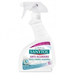 Sanytol Vaporisateur Anti-Acariens Tissus Matelas Moquettes Sans Parfum 300ml (lot de 3)