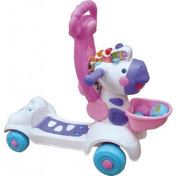 VTECH Trottino Mon zèbre rigolo rose