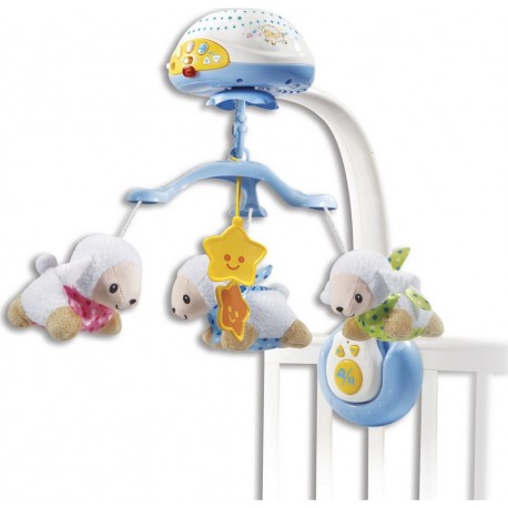 VTECH Lumi mobile compte-moutons bleu