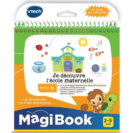 VTECH Livre Je découvre l'école maternelle MagiBook