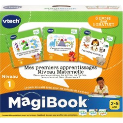 VTECH MagiBook Mes premiers apprentissages niveau maternelle (bébés animaux, je découvre les nombres avec Scout et Violette, j'a