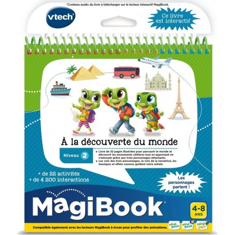 VTECH Livre interactif Magibook A la découverte du Monde