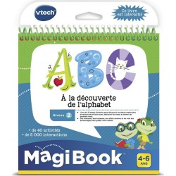 VTECH Le livre Abc à La Découverte de l'Alphabet Magibook multicolore