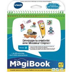 VTECH Magibook Développe ta créativité avec Mr crayon