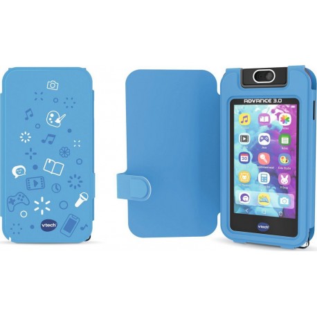 VTECH Etui de protection Officiel KidiCom 3.0 Bleu