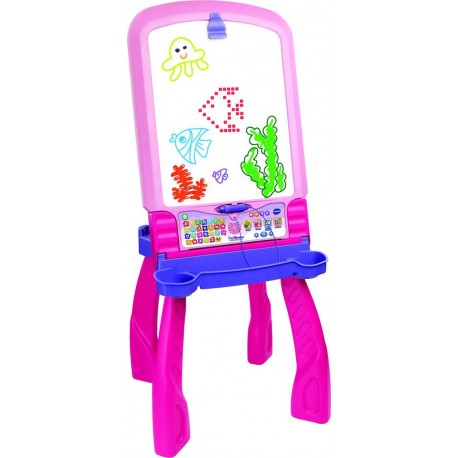 VTECH Magi chevalet interactif 3 en 1 rose