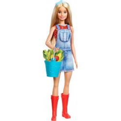 MATTEL Poupée Barbie cueillette à la ferme Blonde