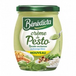 Bénédicta Crème de Pesto Recette Onctueuse au Fromage Blanc 260g (lot de 6)