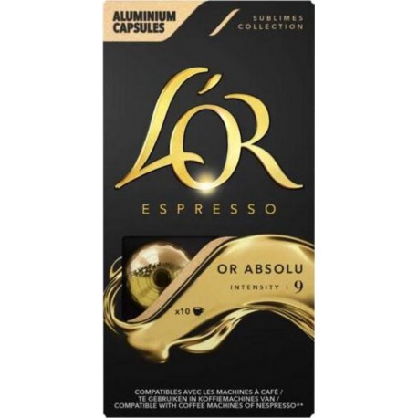 L'OR ESPRESSO JAUNE x10 CAPS 52g