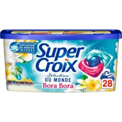 SUPERCROIX Lessive capsule Bora-Bora 28 capsules