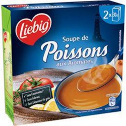 LIEBIG Soupe de POISSONS aux Aromates 2X30cl