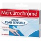 Mercurochrome Bande Peau sensible x10