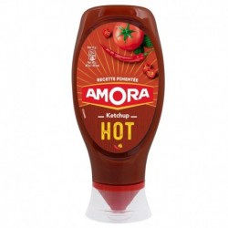 Amora Ketchup Hot Recette Pimentée 450g (lot de 5)