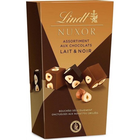 Lindt Cornet Cornet chocolat noir, noisettes et chocolat au lait 165g