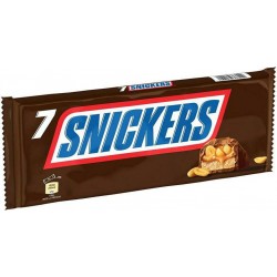 Snickers Barre chocolatée caramel cacahuètes x7 350g