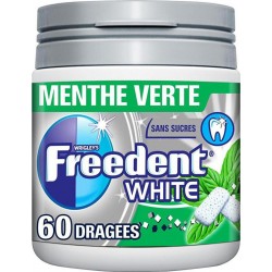 Freedent White Menthe verte 60 dragées 84g