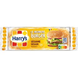 Harrys Pain burger géant Sésame 510g