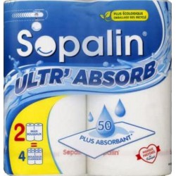 Sopalin Essuie-Tout Utlr'Absorb Blanc x2